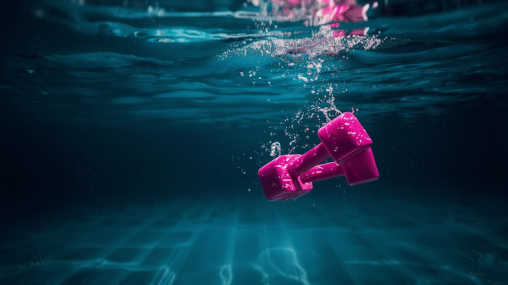 Heavy weights in water